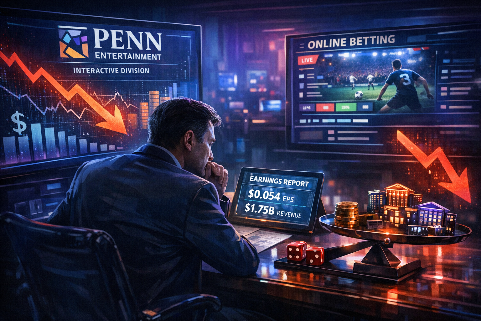 PENN Entertainment Faces Profitability Test in Interactive Gaming Segment